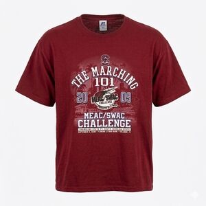 Vintage 2009 MEAC/SWAC Challenge The Marching 101 Graphic T-Shirt Size 3XL